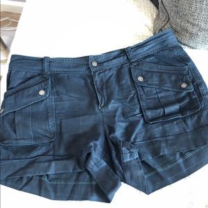 Loft Denim Like Shorts - Lightweight - Dark Blue
